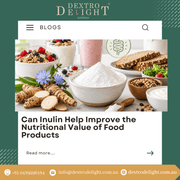 Can Inulin Help Improve the Nutritional Value of Food Products
