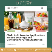 Citric Acid Powder Applications in Food Beverage and Confectionery Manufacturing