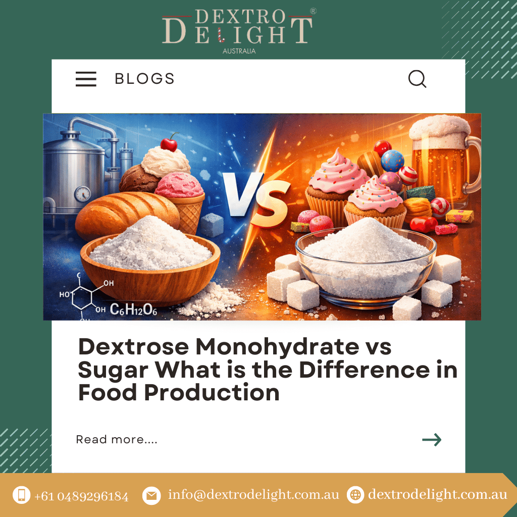 Dextrose Monohydrate vs Sugar: Key Differences in Food Production