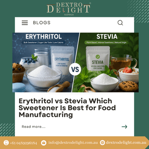 Erythritol vs Stevia: Which Sweetener Is Best for Food Manufacturing?