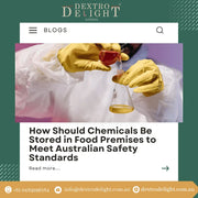 How Should Chemicals Be Stored in Food Premises to Meet Australian Safety Standards