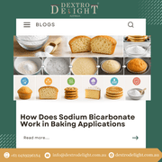 How Does Sodium Bicarbonate Work in Baking Applications?