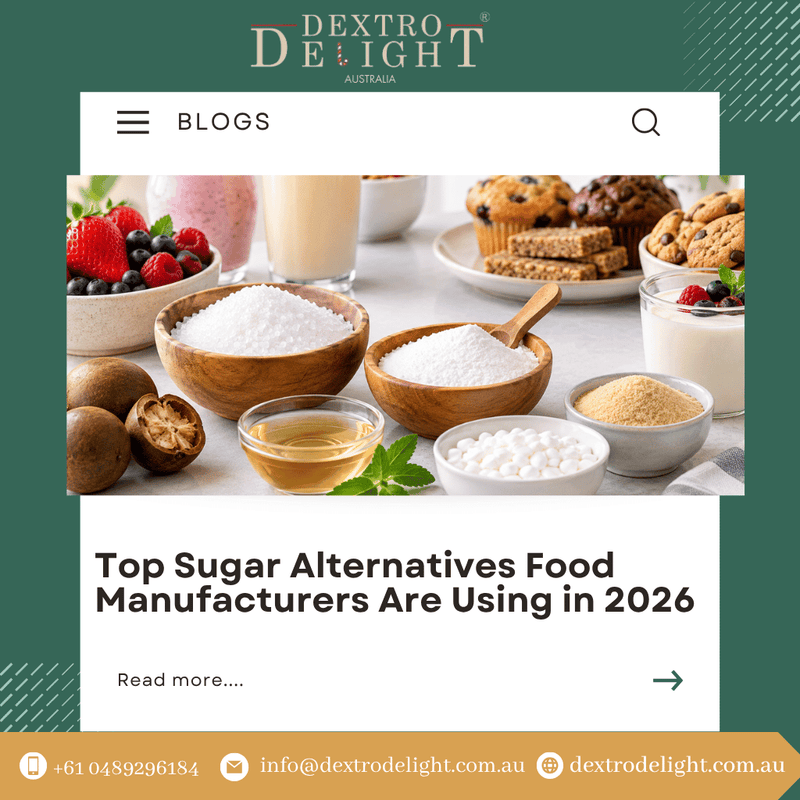 Top Sugar Alternatives Food Manufacturers Are Using in 2026