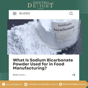 What Is Sodium Bicarbonate Powder Used for in Food Manufacturing?