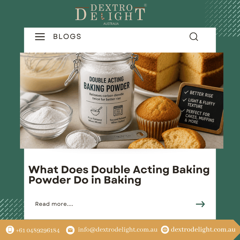 What Does Double Acting Baking Powder Do in Baking