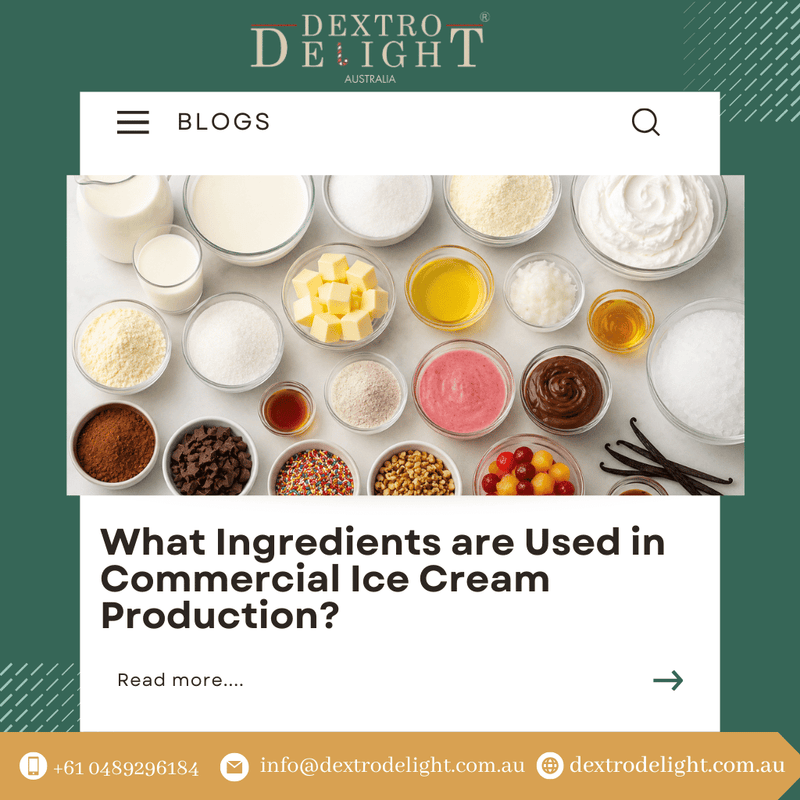 What Ingredients are Used in Commercial Ice Cream Production