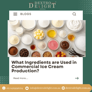 What Ingredients are Used in Commercial Ice Cream Production
