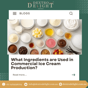 What Ingredients are Used in Commercial Ice Cream Production