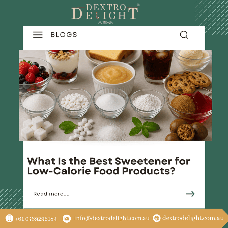 What Is the Best Sweetener for Low-Calorie Food Products?