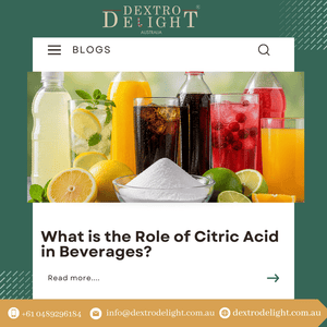 What is the Role of Citric Acid in Beverages?