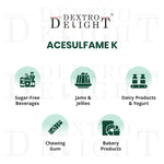 Acesulfame K (E950) sweetener uses and applications