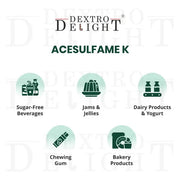 Acesulfame K (E950) sweetener uses and applications