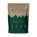 Invert sugar syrup in a Dextro Delight pouch, front view