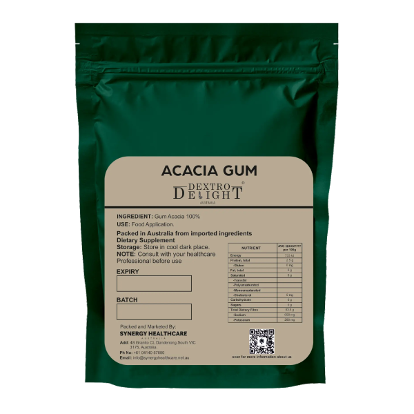 Buy Acacia Gum (Gum Arabic) E414 Online in Australia | Dextro Delight