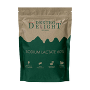 Sodium lactate 60% (E325) in a Dextro Delight pouch, front view