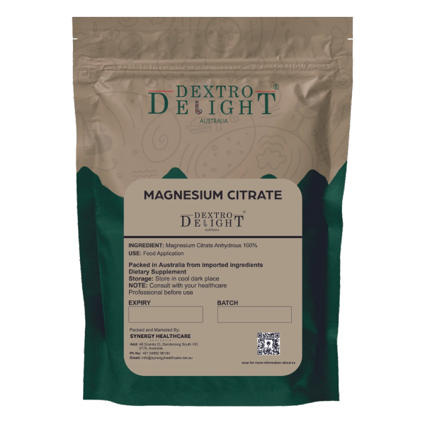 Buy Magnesium Citrate E345 Online in Australia | Dextro Delight