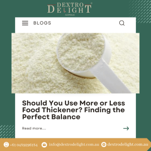 Should You Use More or Less Food Thickener Finding the Perfect Balance