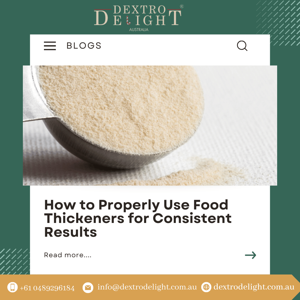 How to Properly Use Food Thickeners for Consistent Results