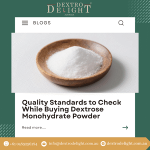 Quality Standards to Check While Buying Dextrose Monohydrate Powder