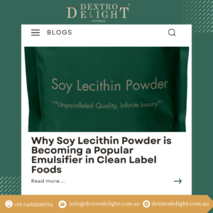 Why Soy Lecithin Powder is Becoming a Popular Emulsifier in Clean Label Foods