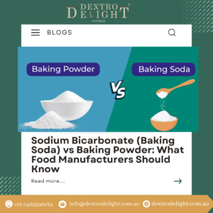Sodium Bicarbonate (Baking Soda) vs Baking Powder What Food Manufacturers Should Know